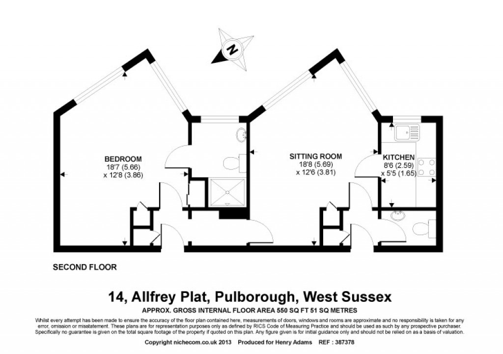 Floorplans For 14 Allfrey Plat Lower Street, Pulborough, RH20