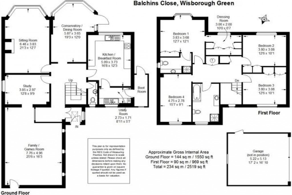 Floorplans For Balchins Close, Wisborough Green, RH14