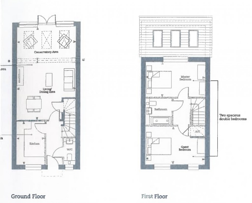 Floorplans For Churchill Way, Broadbridge Heath, Horsham, RH12