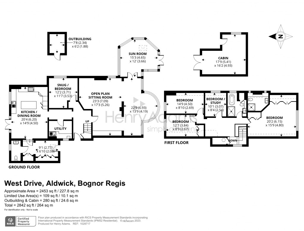 Floorplans For West Drive, Aldwick Bay, Aldwick, Bognor Regis, PO21