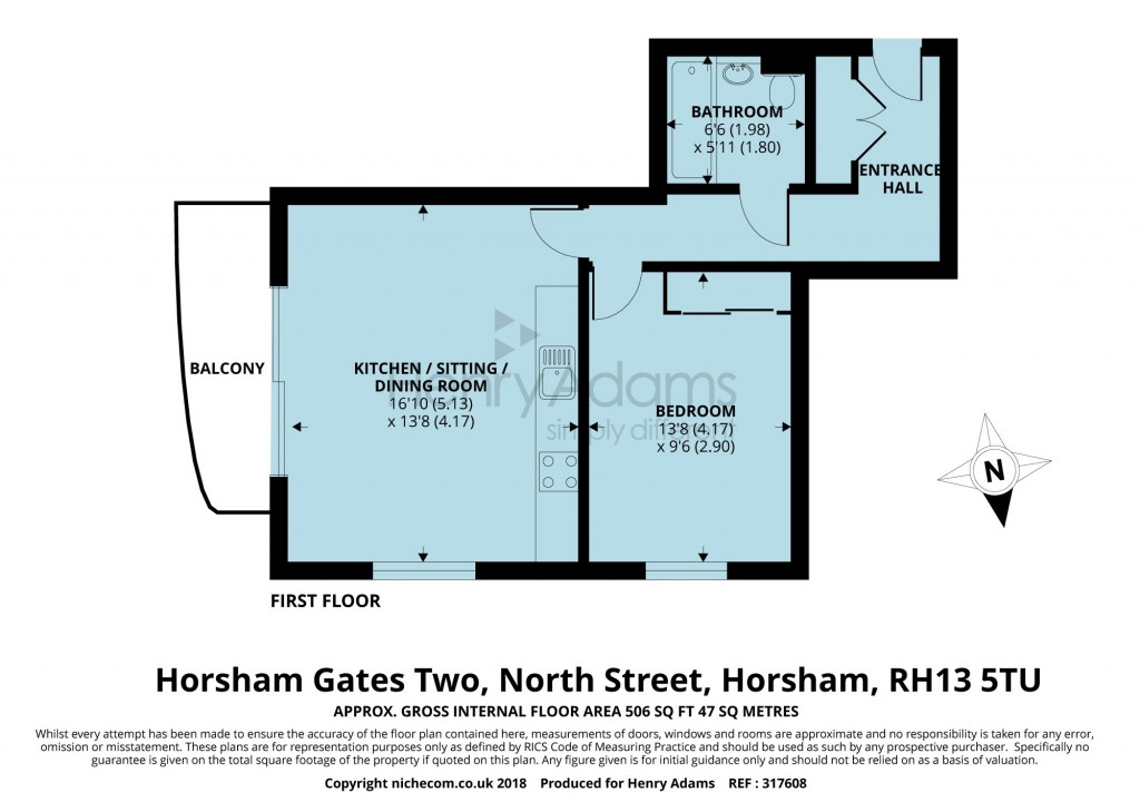Floorplans For Horsham Gates Two, North Street, Horsham, RH13