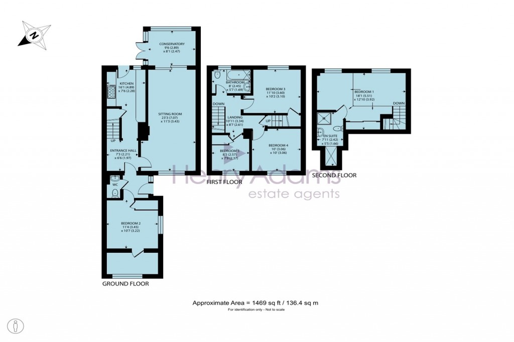 Floorplans For Corsletts Avenue, Broadbridge Heath, Horsham, RH12