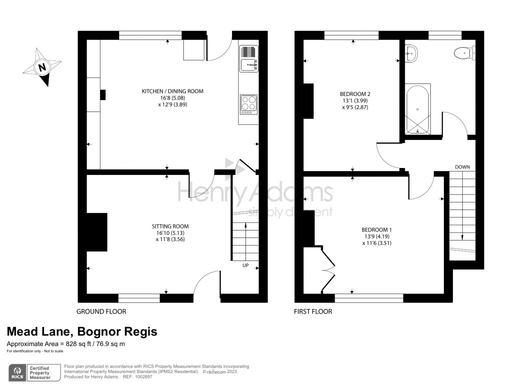 Floorplans For Mead Lane, Bognor Regis, PO22