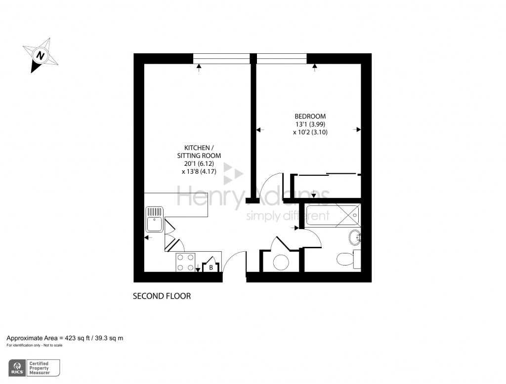 Floorplans For Carlyle House, Bridge Road, Worthing, BN14