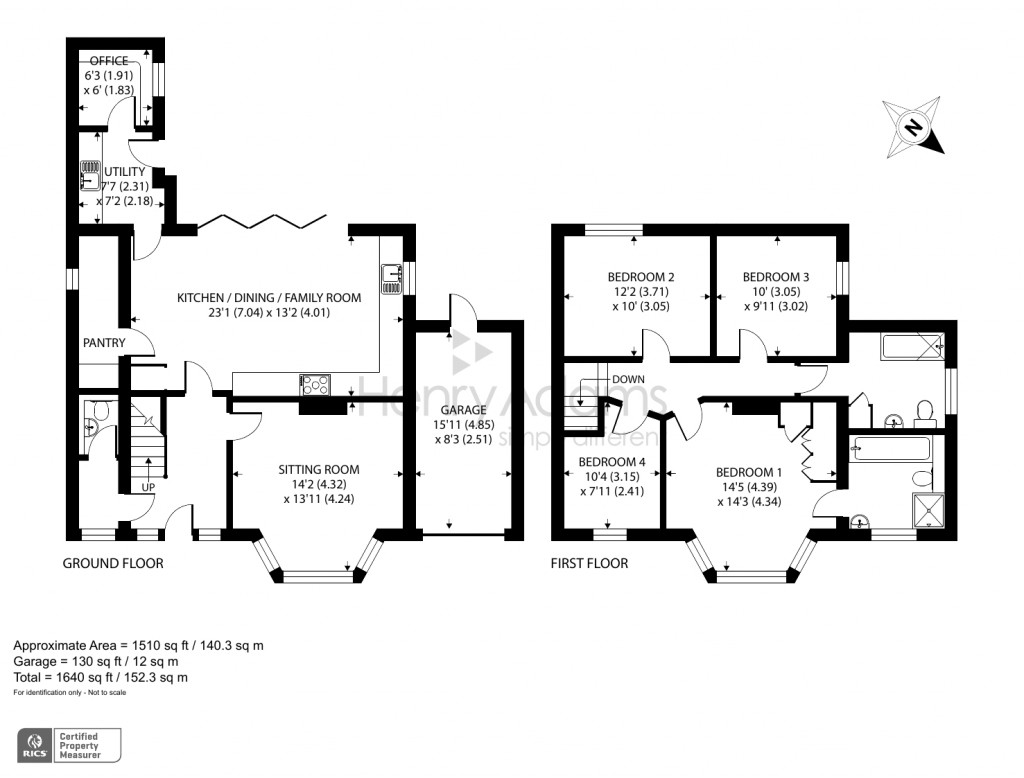 Floorplans For Marshall Avenue, Bognor Regis, PO21