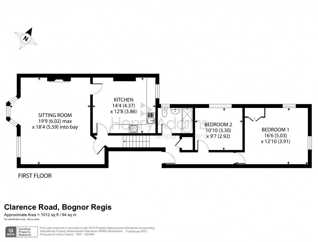 Floorplans For Alexandra Terrace, Alexandra Terrace, Clarence Road, Bognor Regis, PO21