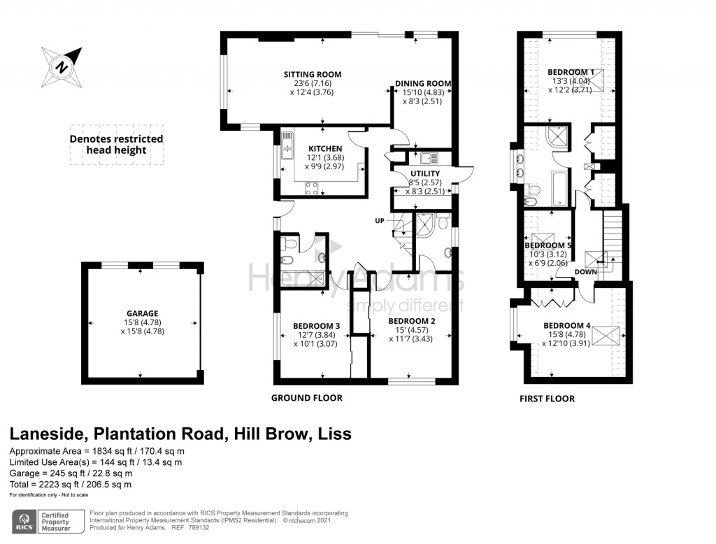 Floorplans For Plantation Road, Liss, GU33