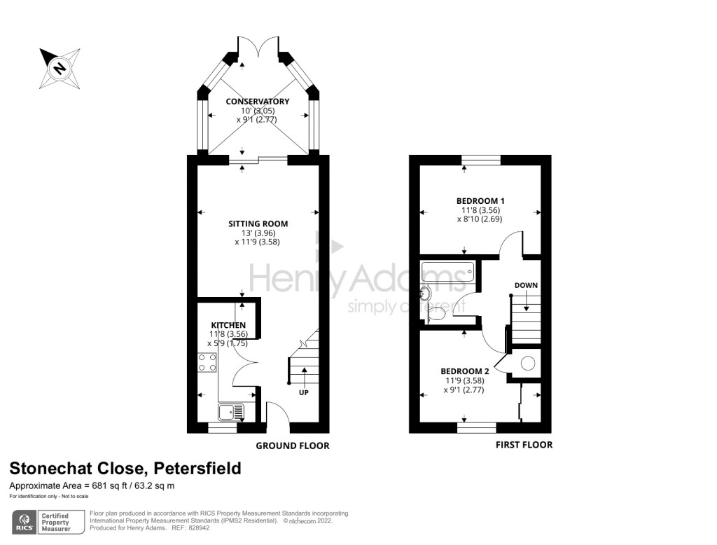Floorplans For Stonechat Close, Petersfield, GU31