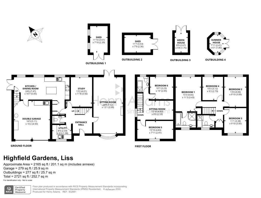 Floorplans For 4a Highfield Gardens, Liss, GU33