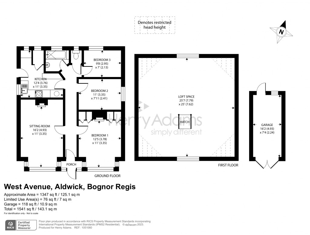 Floorplans For West Avenue, Aldwick, Bognor Regis, PO21