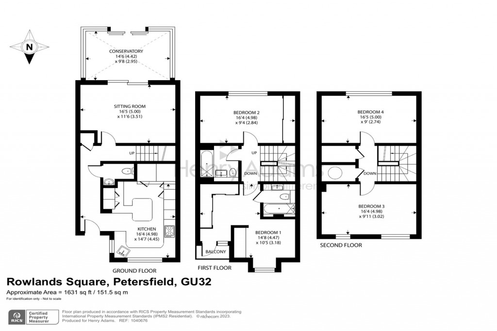 Floorplans For Rowlands Square, Petersfield, GU32