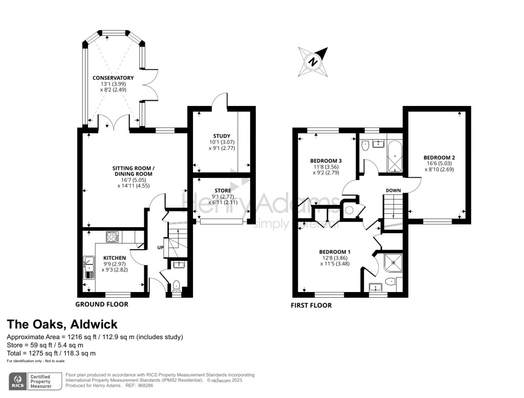 Floorplans For The Oaks, Aldwick, The Oaks, Aldwick, PO21