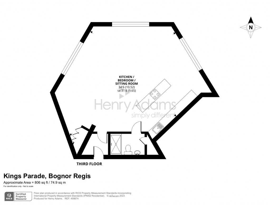 Floorplans For The Quarterdeck, Kings Parade, Aldwick, Bognor Regis, PO21