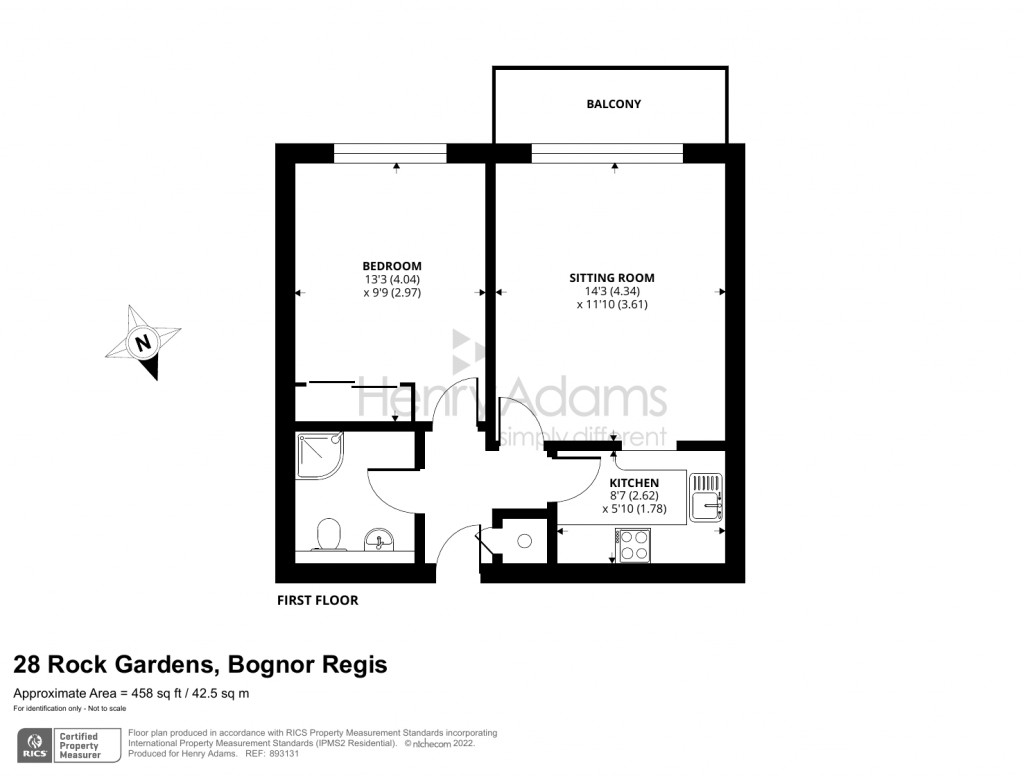 Floorplans For Rock Gardens, The Esplanade, Bognor Regis, PO21