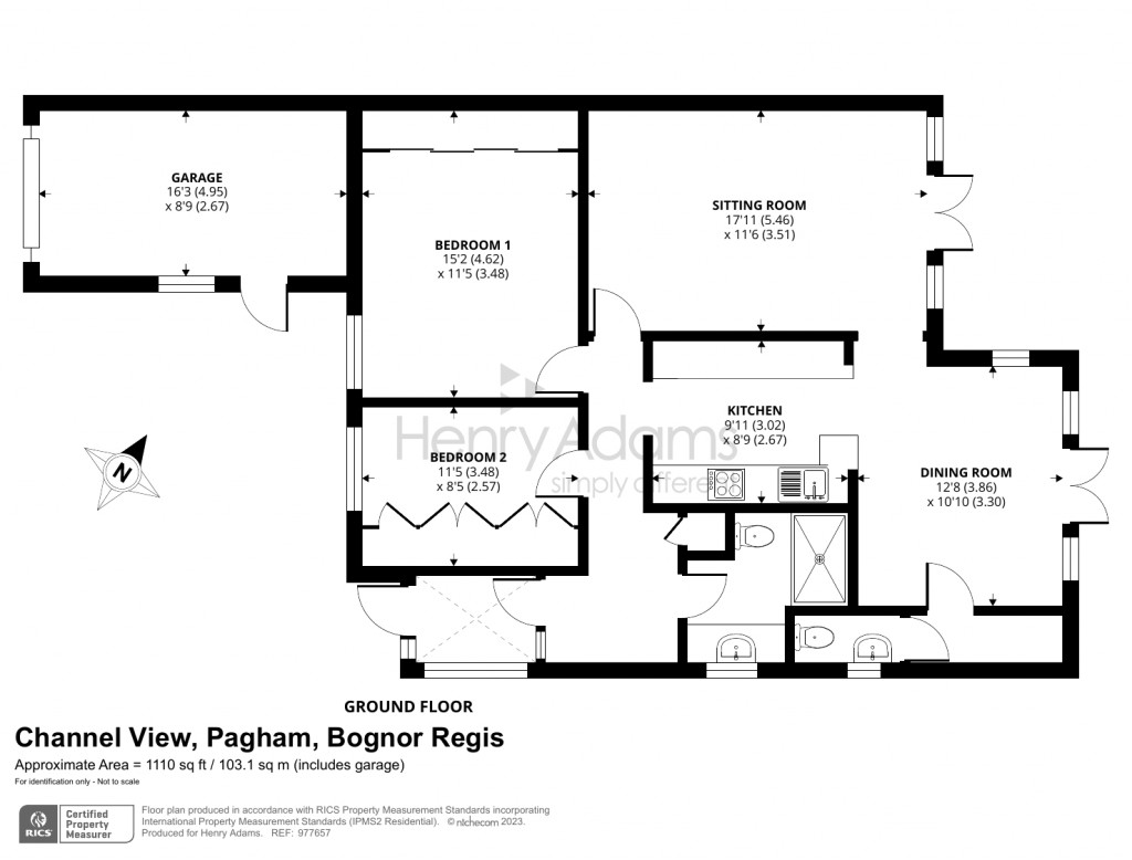 Floorplans For Channel View, Pagham, Bognor Regis, PO21