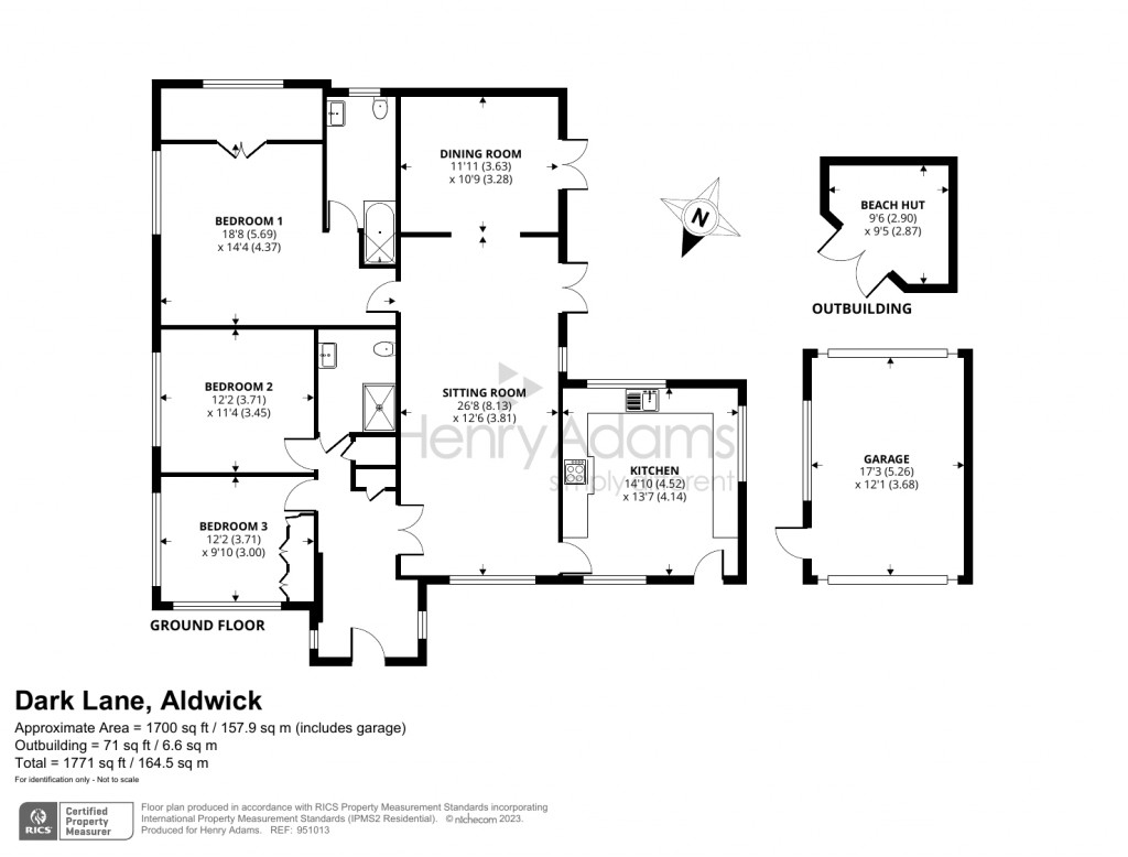 Floorplans For Dark Lane, Aldwick, Bognor Regis, PO21