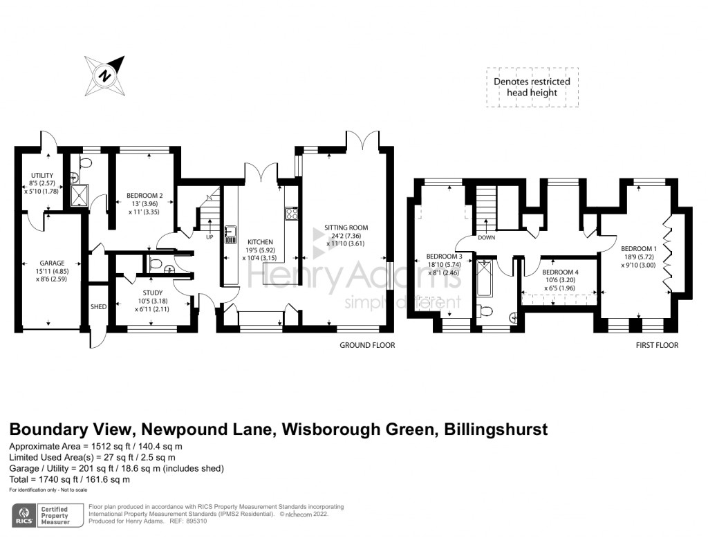 Floorplans For Newpound Lane, Wisborough Green, Billingshurst, RH14