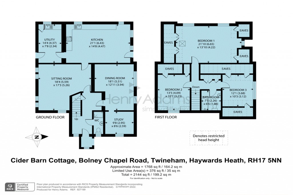 Floorplans For Bolney Chapel Road, Twineham, RH17