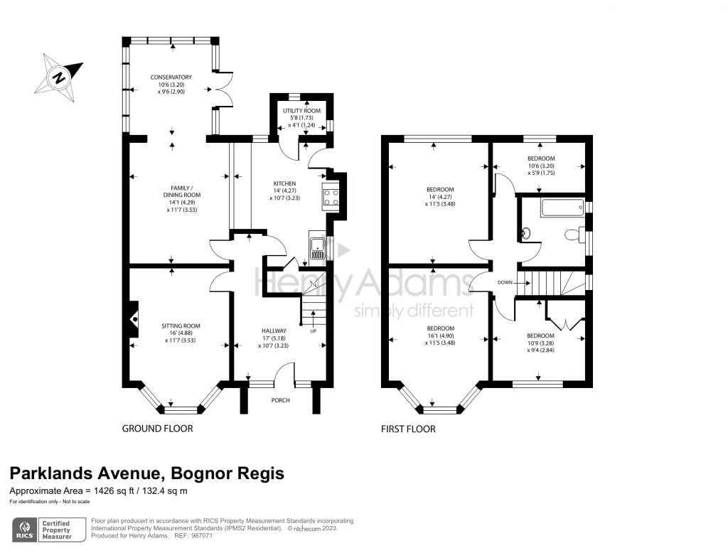 Floorplans For Parklands Avenue, Bognor Regis, PO21