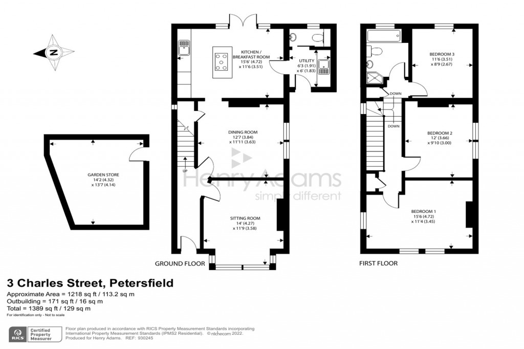 Floorplans For Charles Street, Petersfield, GU32