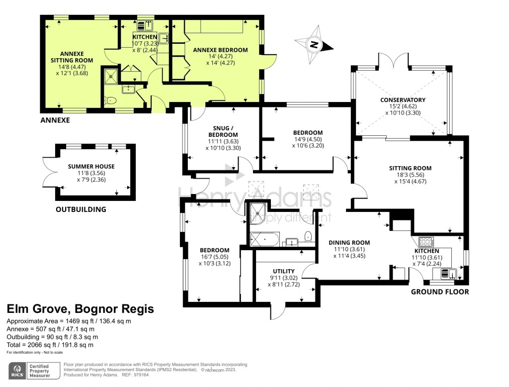 Floorplans For Elm Grove, Bognor Regis, PO21