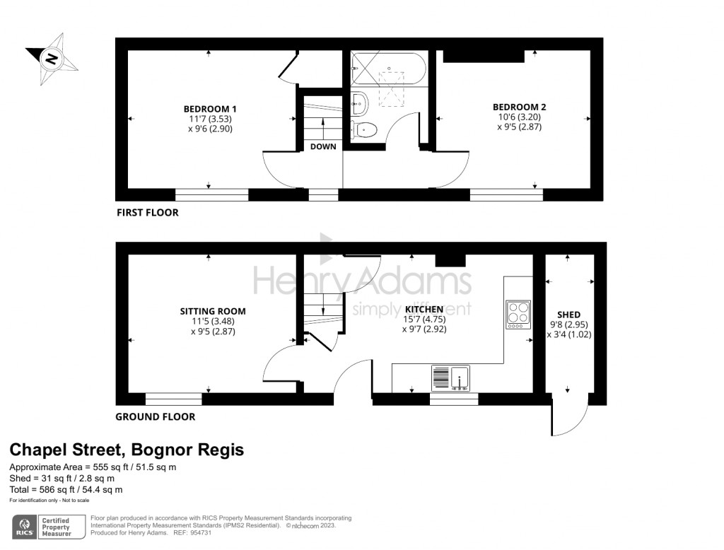 Floorplans For Chapel Street, Bognor Regis, PO21