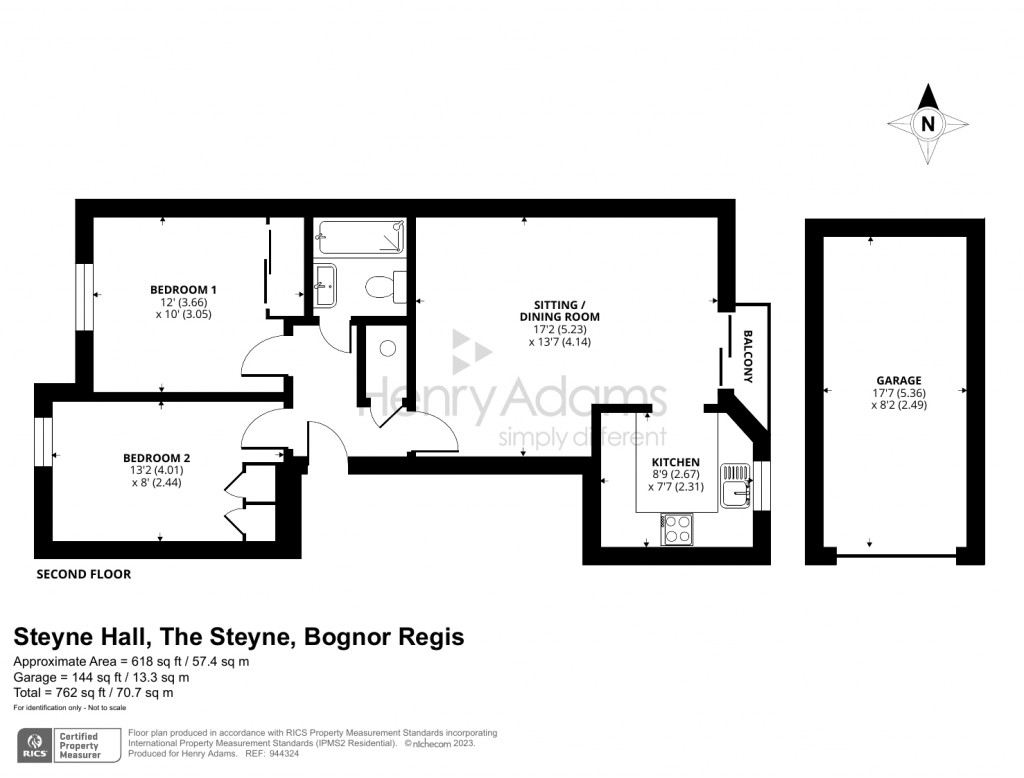 Floorplans For Steyne Hall, The Steyne, Bognor Regis, PO21