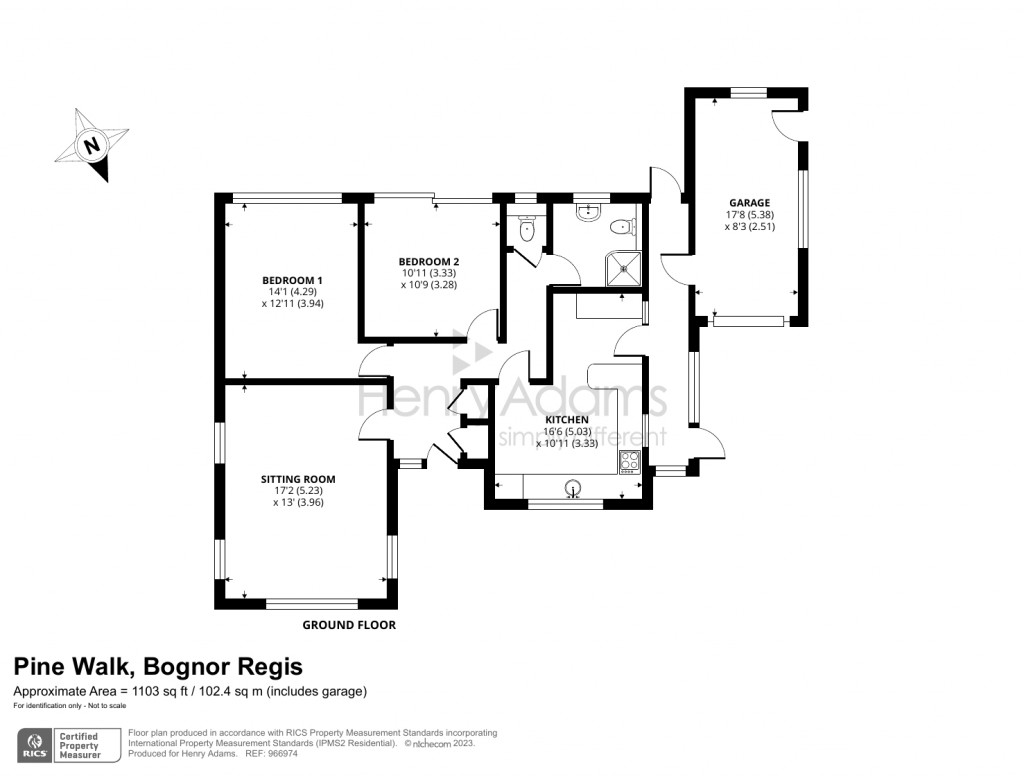 Floorplans For Pine Walk, Aldwick, Bognor Regis, PO21