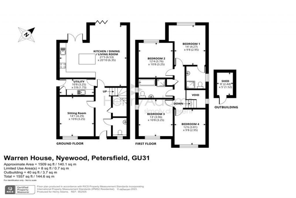 Floorplans For Nyewood, Petersfield, GU31