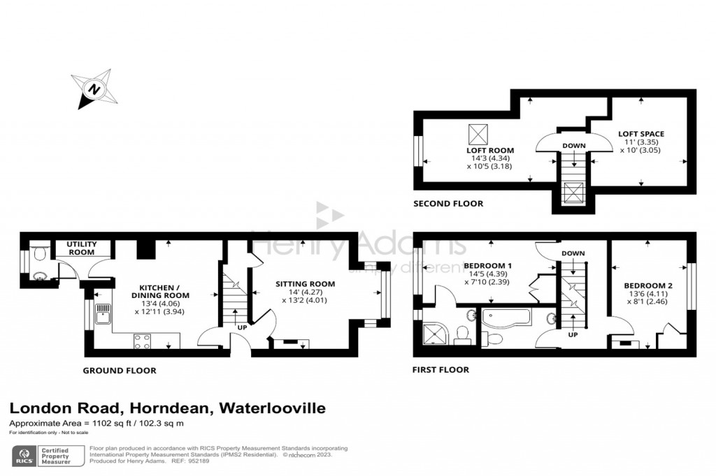 Floorplans For London Road, Horndean, Waterlooville, PO8