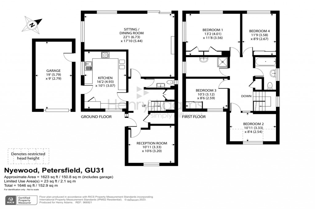 Floorplans For Nyewood, Petersfield, GU31