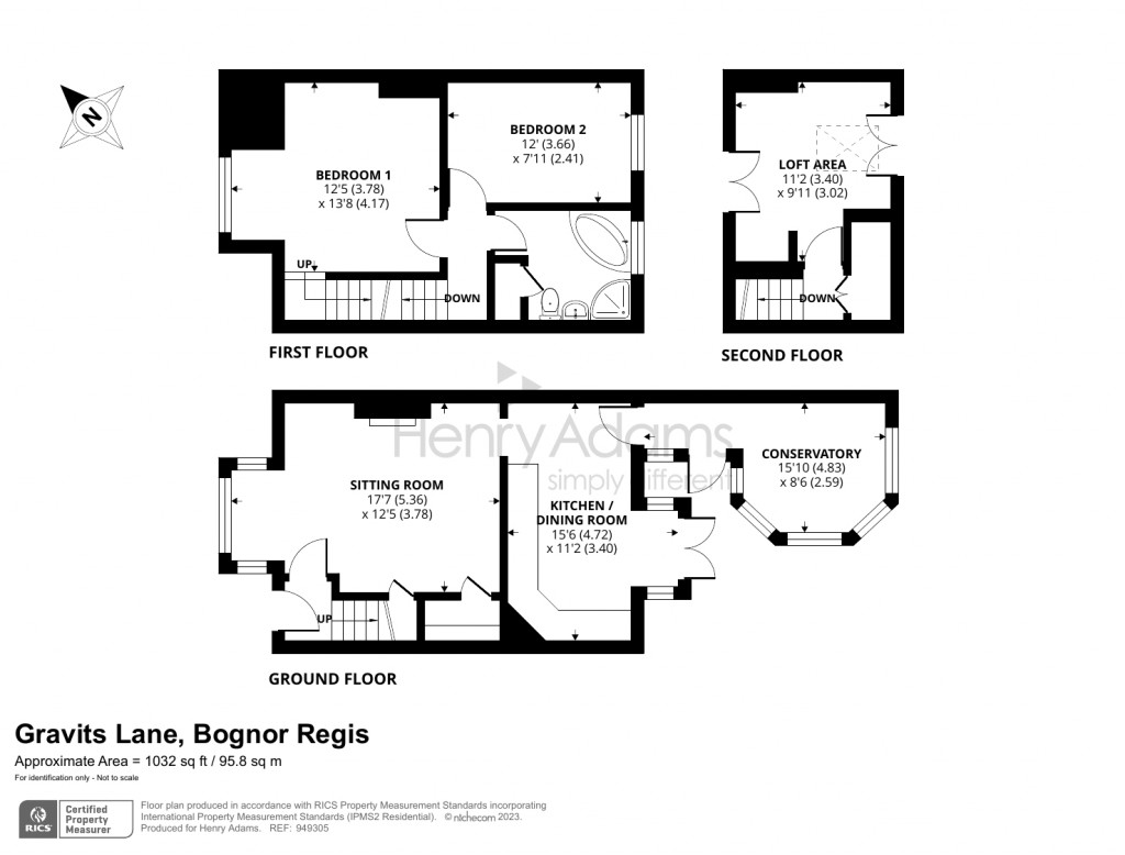 Floorplans For Gravits Lane, Bognor Regis, PO21