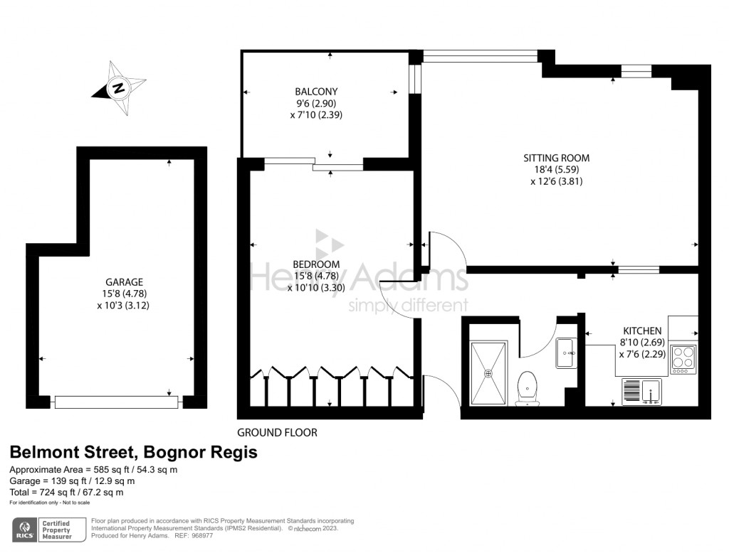 Floorplans For Belmont Street, Bognor Regis, PO21