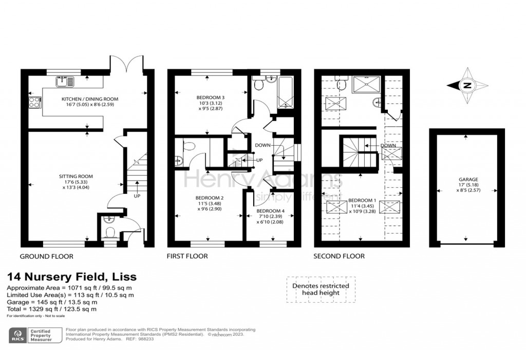 Floorplans For Nursery Field, Liss, GU33