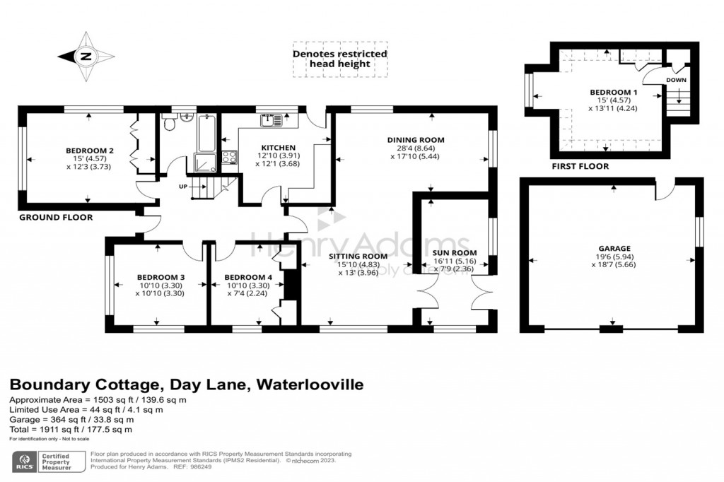 Floorplans For Day Lane, Waterlooville, PO8