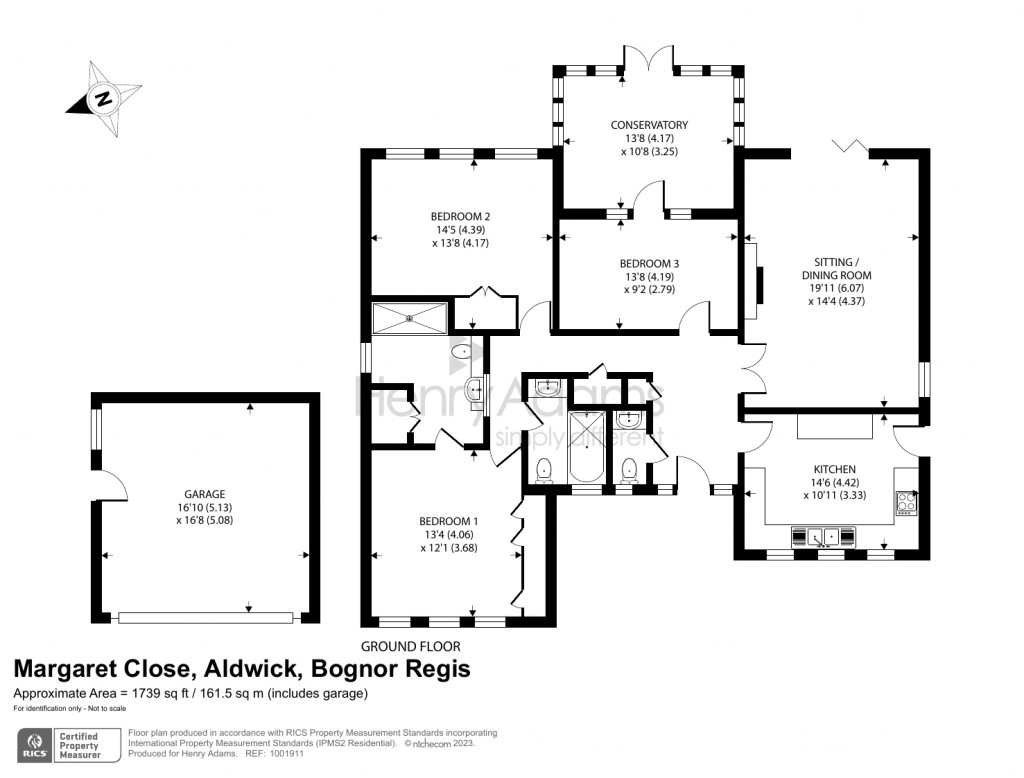 Floorplans For Margaret Close, Aldwick, Bognor Regis, PO21
