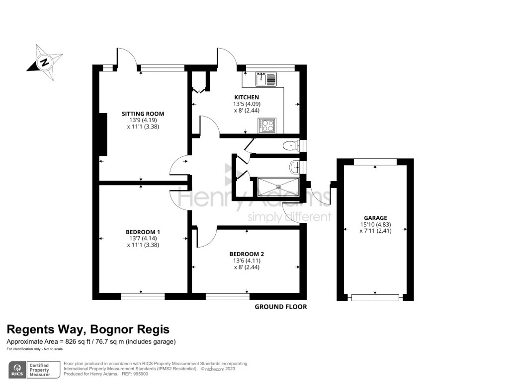 Floorplans For Regents Way, West Meads, Bognor Regis, PO21