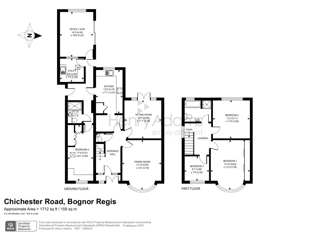 Floorplans For Chichester Road, Bognor Regis, PO21