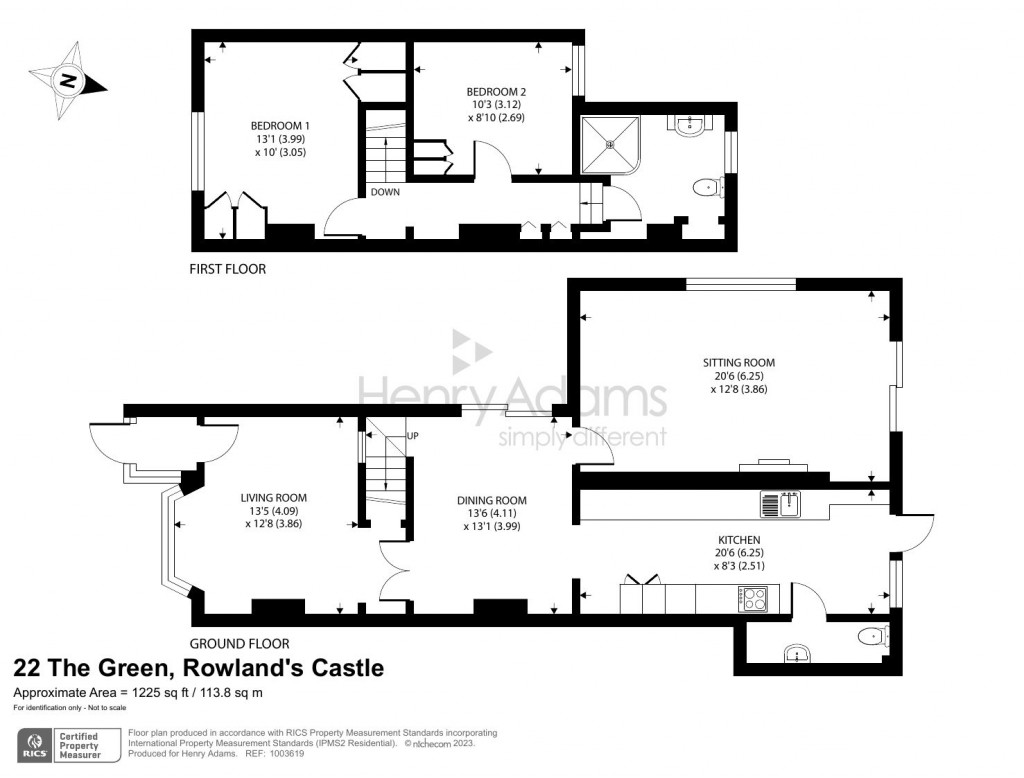 Floorplans For The Green, Rowland's Castle, PO9