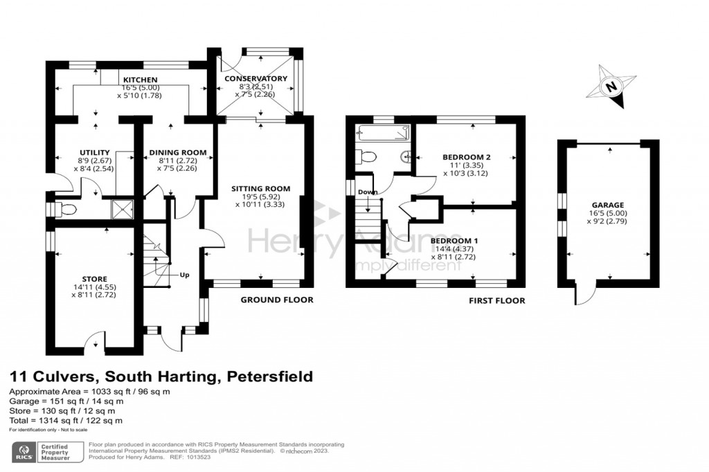 Floorplans For Culvers, South Harting, Petersfield, GU31