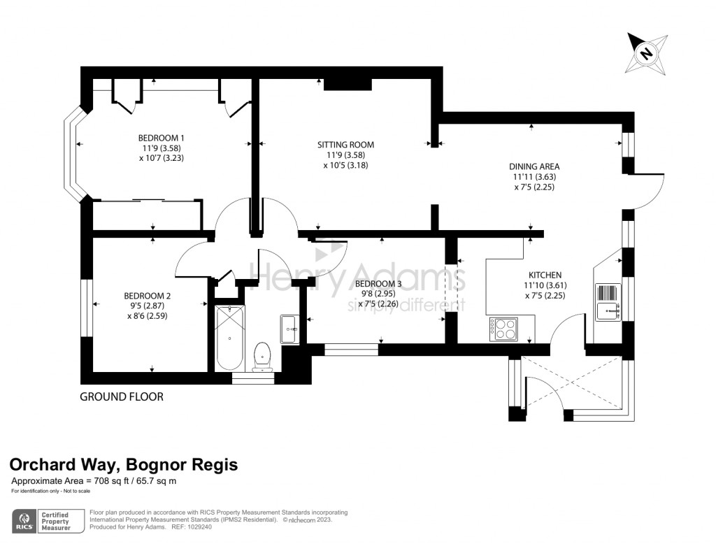 Floorplans For Orchard Way, Bognor Regis, PO22