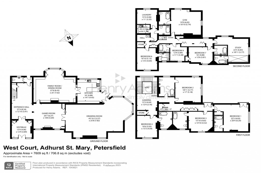 Floorplans For West Court Adhurst St. Mary, Petersfield, GU31