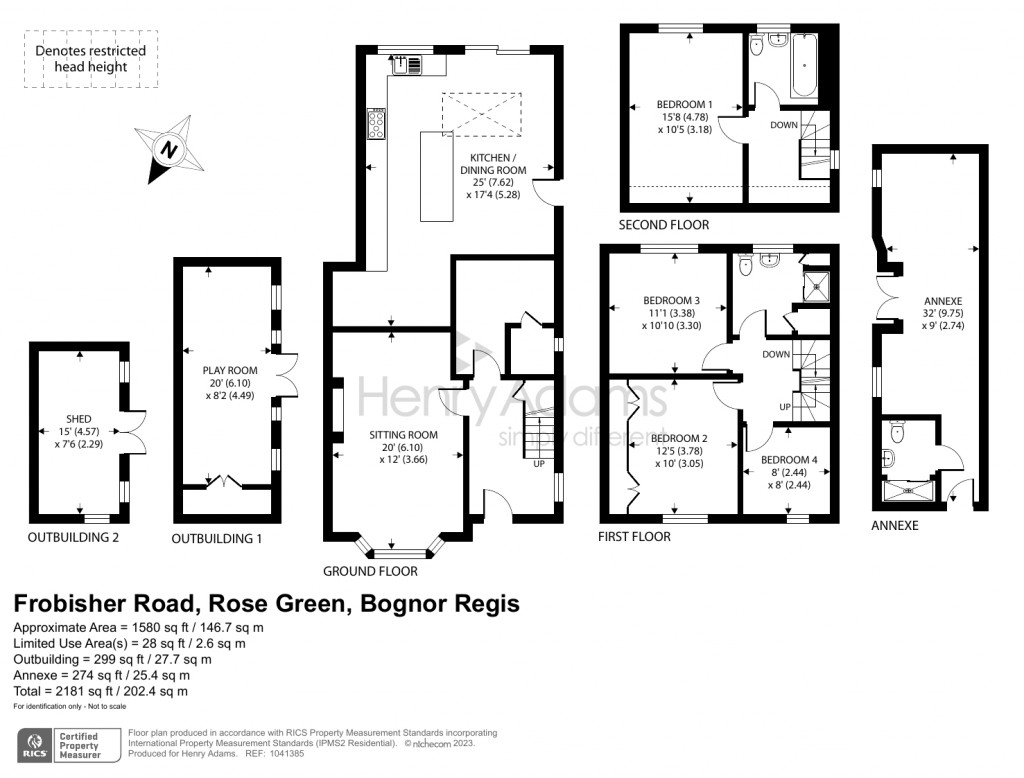 Floorplans For Frobisher Road, Rose Green, Bognor Regis, PO21