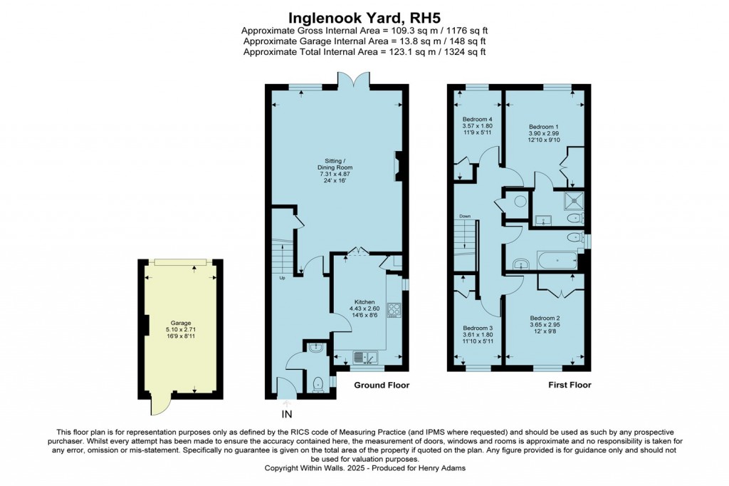 Floorplans For Inglenook Yard, Village Street, Newdigate, Dorking, RH5