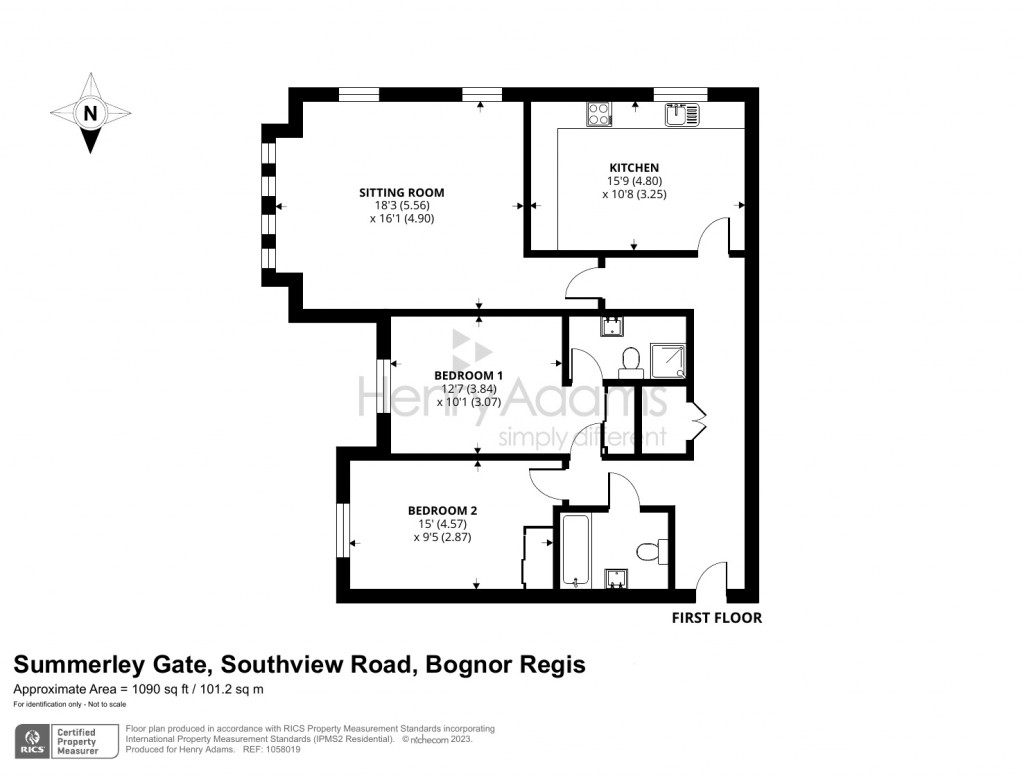 Floorplans For Summerley Gate, Southview Road, Bognor Regis, PO22
