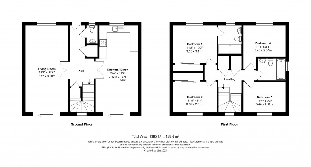 Floorplans For Abingworth Crescent, Thakeham, Pulborough, RH20