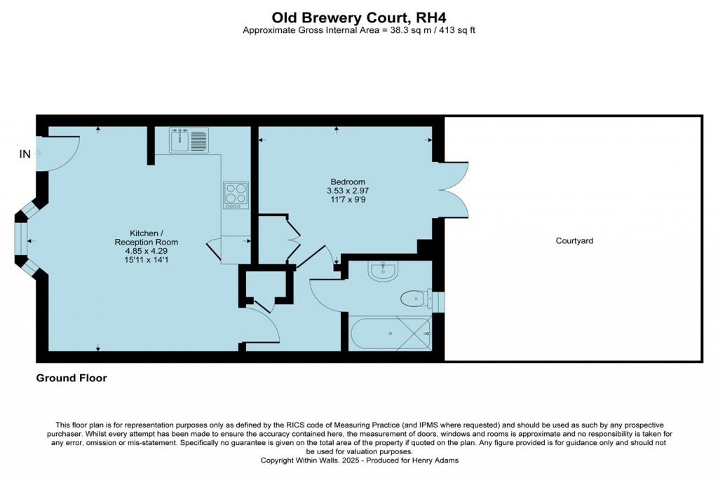 Floorplans For Lyons Court, Dorking, RH4