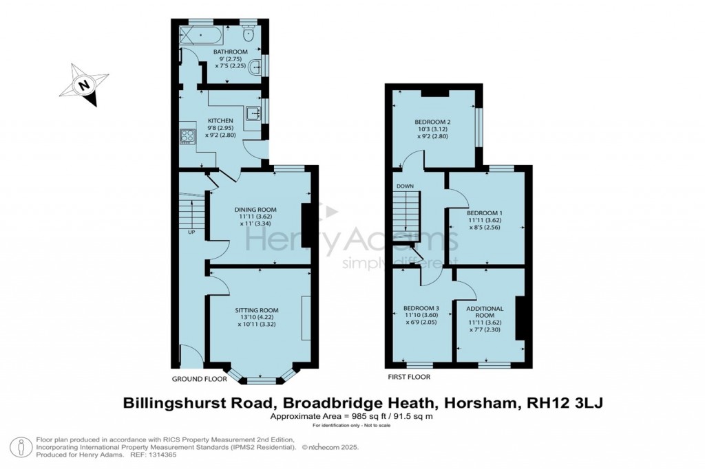 Floorplans For Billingshurst Road, Horsham, RH12