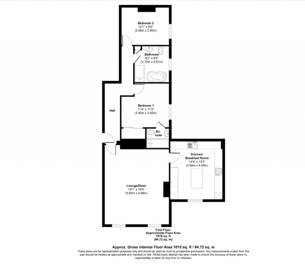 Floorplans For The Street, East Preston, Littlehampton, BN16