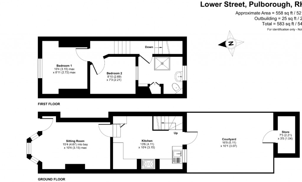 Floorplans For Lower Street, Pulborough, RH20
